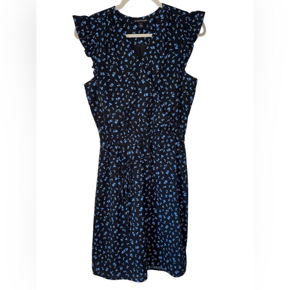 41 Hawthorn Navy Polka Dot Dress Women’s Size Small
